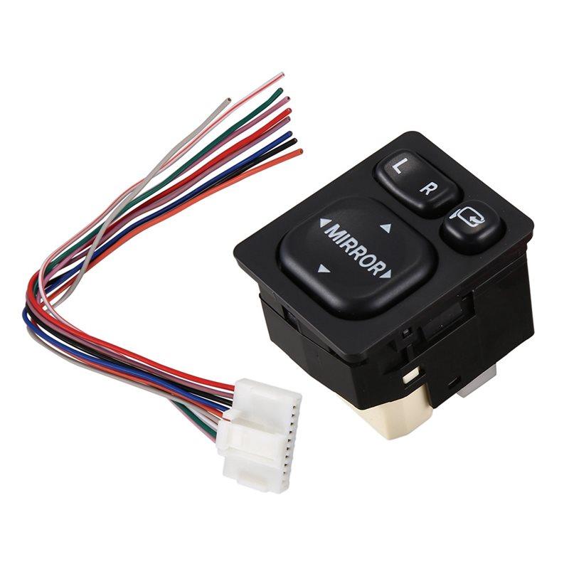 

A51K-Folding Switch With Wiring For Car Door Mirror For Toyota Camry Vios Rav4 Scion 84872-52040 8487252040 84870-0C040 чорний