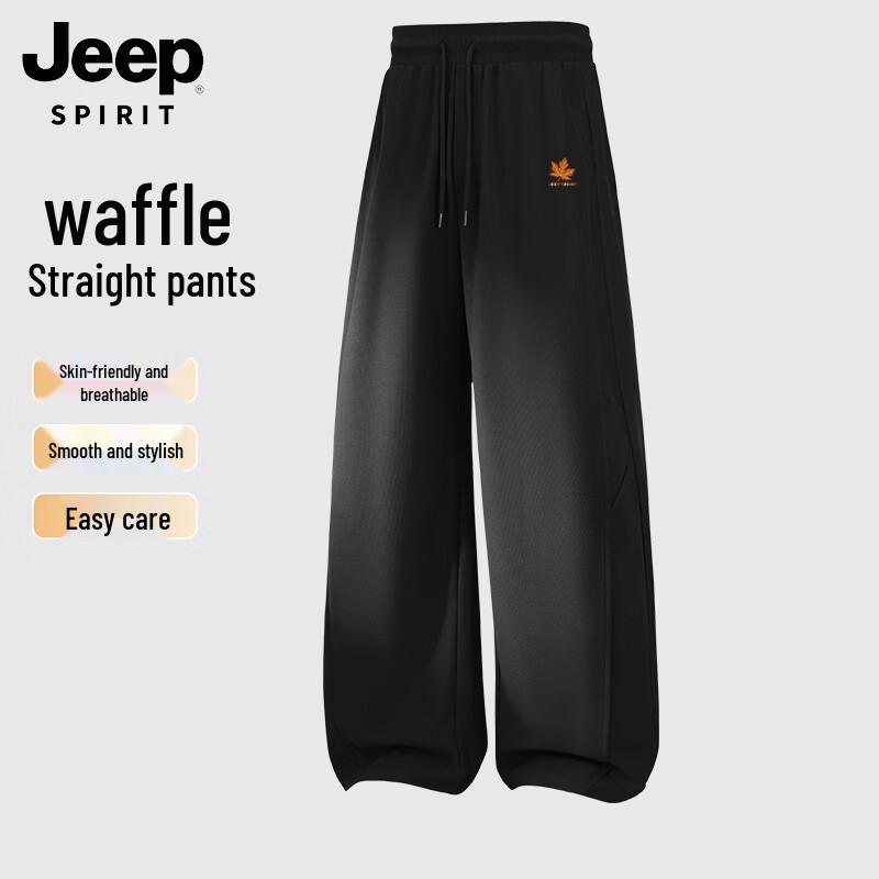 JEEP SPIRIT Men s Summer Waffle Straight-Leg Pants 2XL