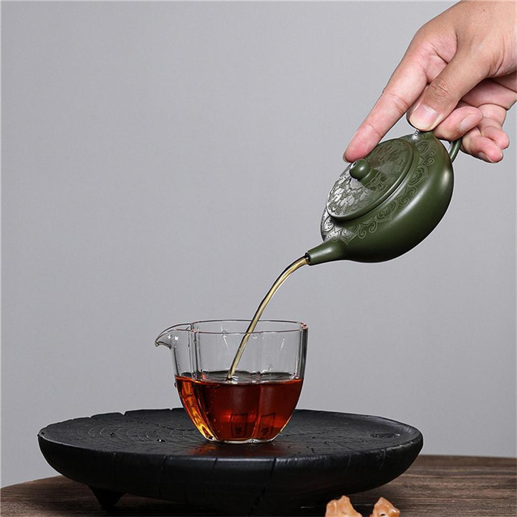 Chinese Clay Teapot with Lid Portable Kung Fu Tea Pot Zisha Kettle for Farmhouse Christmas Home