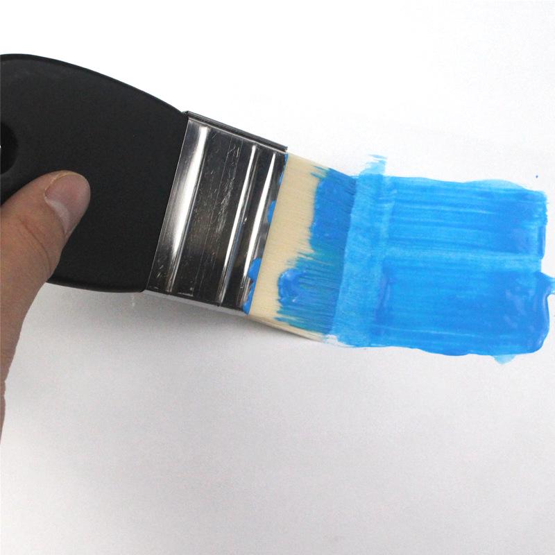 Black Nylon Bristle Paintbrush for Artists with Individual Packaging
