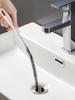 Drain Cleaning Tool Includes Flexible Drain Remover And Brush, Hair Clog Remover For Sink, Shower, And Bathtub, Effectively Captures Hair