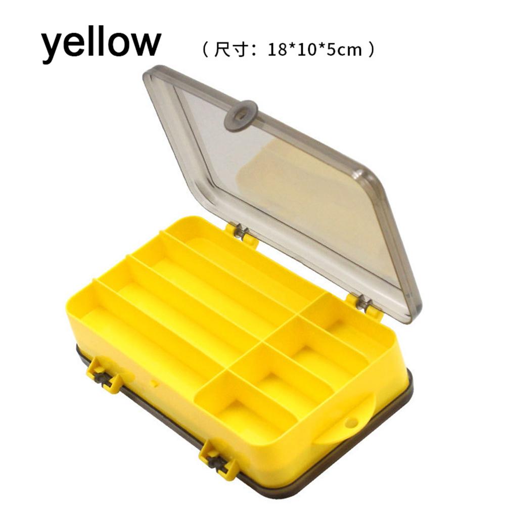 Double Sided Compartments Fishing Tackle Boxes Fishing Lure Box Fishing Bait Tackle Storage Case For Jewelry Beads Earring Hook