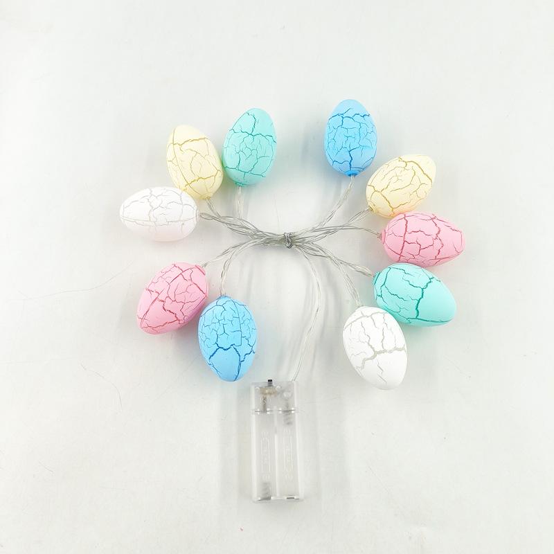 Battery Powered 3M 20LEDs Christmas Garland Fairy Lights Outdoor Crack Egg String Lights for Party Wedding Garden Easter Decor