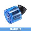 ABSOPRO Air Filter Cleaner for Most Dirt and Race Blue of Vent, 42mm/1.65" 110-125cc Motorcycles, ATVs, Mopeds, Bikes, Bikes, (Set 2)
