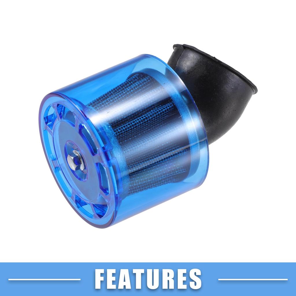 ABSOPRO Air Filter Cleaner for Most Dirt and Race Blue of Vent, 42mm/1.65" 110-125cc Motorcycles, ATVs, Mopeds, Bikes, Bikes, (Set 2)
