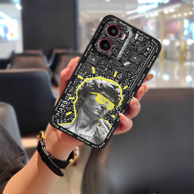 

TPU Пилозахисний Чохол для Телефону Для MOTO G05/E15 Милий Модний Дизайн Силіконовий Водонепроникний Мультяшний Чохол на Задню Панель Чохол Міцний MOTO G05/E15