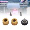 Upgraded Extruder Gear Set Hardened Steel DLC Coating Black Reduction Gold Double Bearing Gears for K1 Maximum 3D Printer