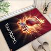 Custom Name Rug Miami Team Spirit Area Rug Suitable for Indoor And Outdoor,Carpets for Homes, Offices,Living Rooms,Home Decor,Christmas Gift