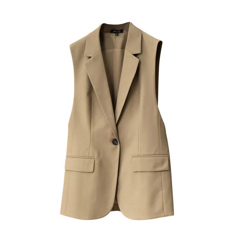 2026 Trendy Korean-Style Minimalist Suit Vest for Women - High-End, Fashionable, and Versatile Outerwear