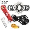 MUQZI Fahrradkassetten-Umrüstsatz 12t-22t Single Speed Kassettenritzel und Kettenspanner für MTB Rennrad