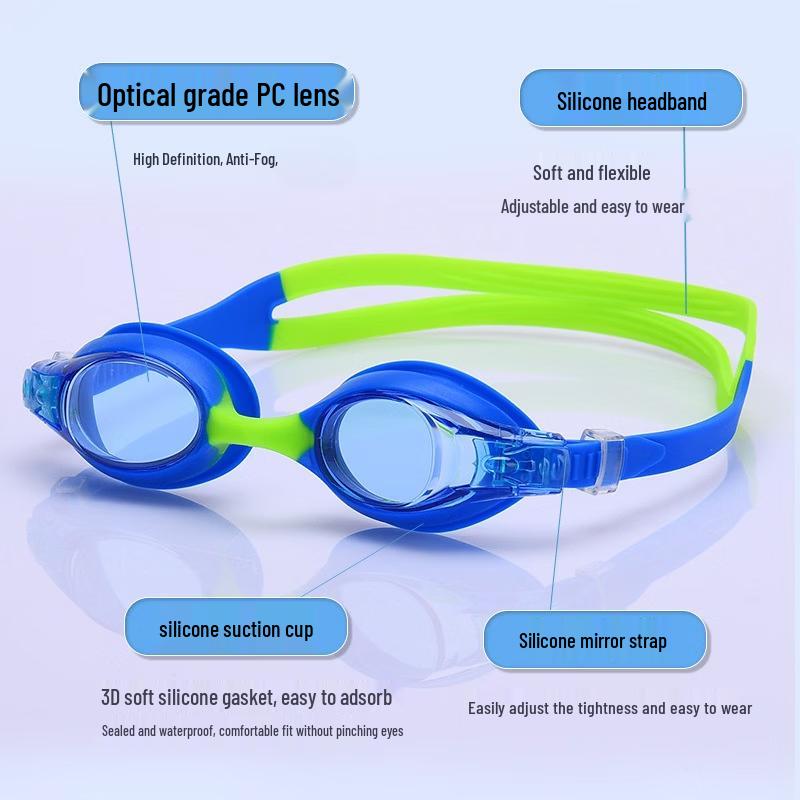 MDNG Silicone Kids Swimming Goggles