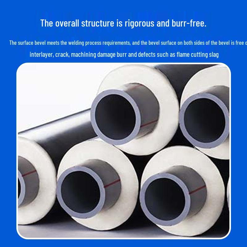 Large Diameter Polyethylene Foam-Insulated Steel Heating Pipe