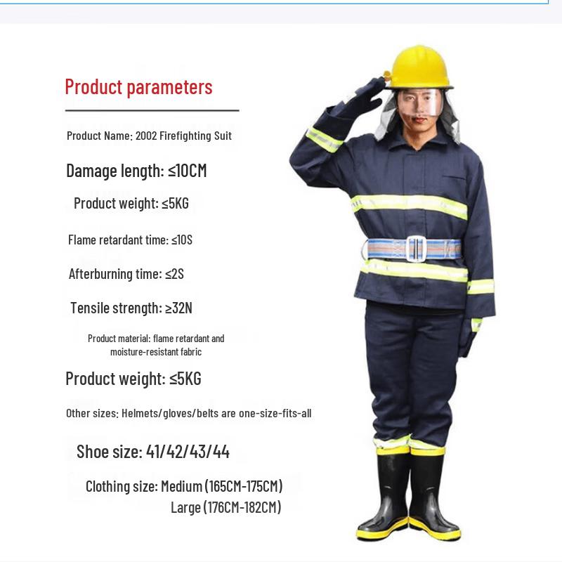 UKGF 02 Stil Sechsteiliger Brandbekämpfungs- und Trainingsanzug