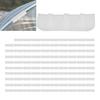 100pcs Greenhouse Frame Pipe Clip Clamp Garden Film Sunshade Net Fixing Clamp Connector22 ? White