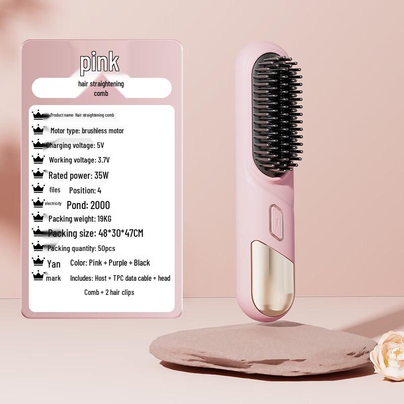 ZISIZ Negative Ion Hair Straightening Comb