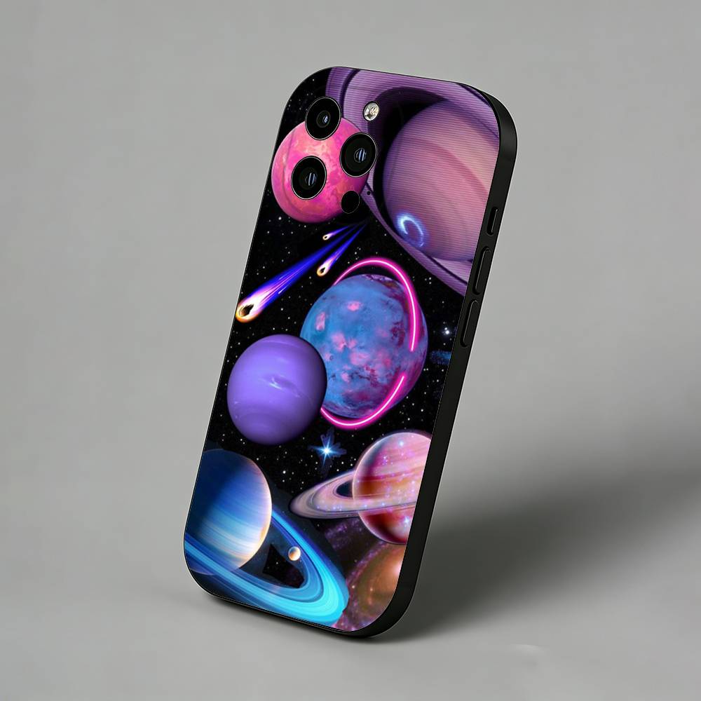 Space Galaxy Series iPhone Case For 17 Air 16 Pro Max 16e 15 Plus 14 13 12 11 Back Protector Cover