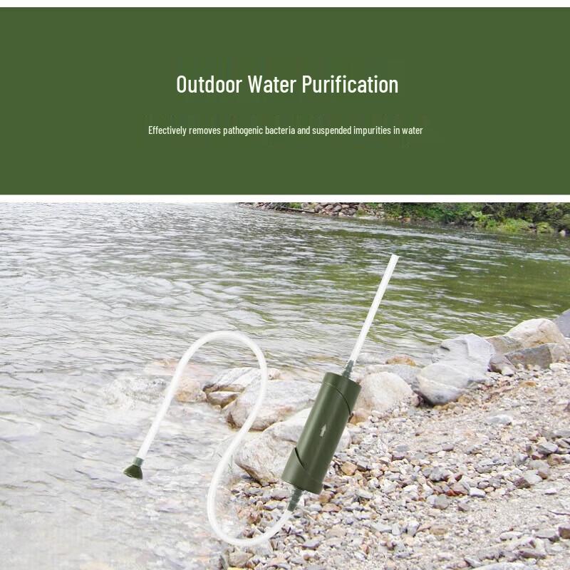 Portable Emergency Water Purifier Straw CN plug (adapter included)