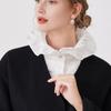 Victorian Layered Detachable Collar Elegant Neckpiece Decorative Stand Collar For Women Formal Event Costume Accessory