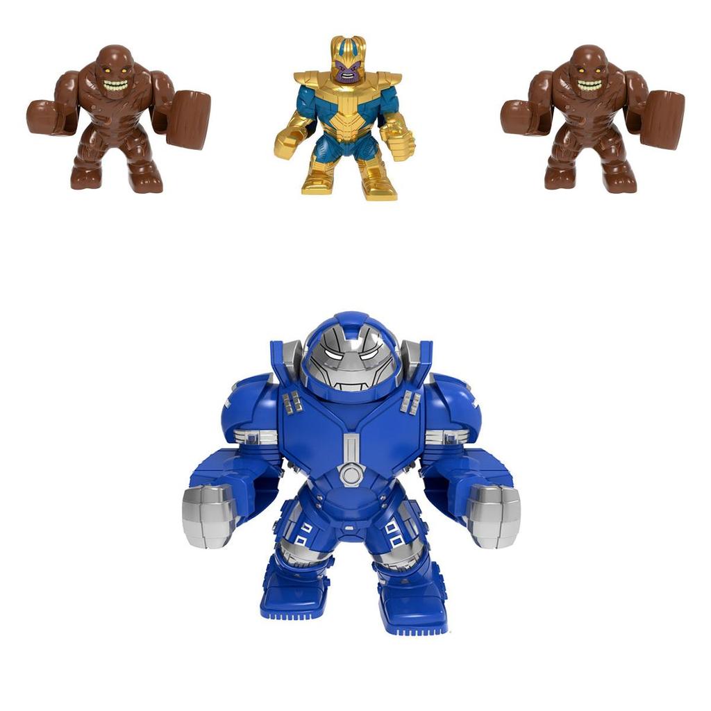 Marvel Heroes Building Block Figures Toy Children's Gift 7cm Height Plastic Material Avengers Series