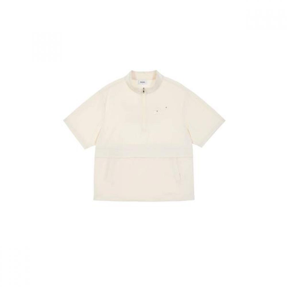 Goxo Short Sleeve Anorak Cream S(55)