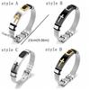 Stainless Steel Religious Bracelet Waterproof Fashion Bracelet Cross Bangles  Daily Use