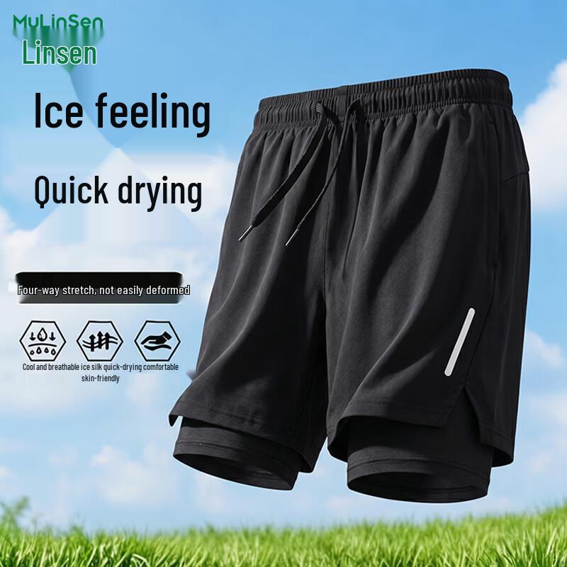 MULINSEN Men s Quick-Dry Athletic Shorts 3XL