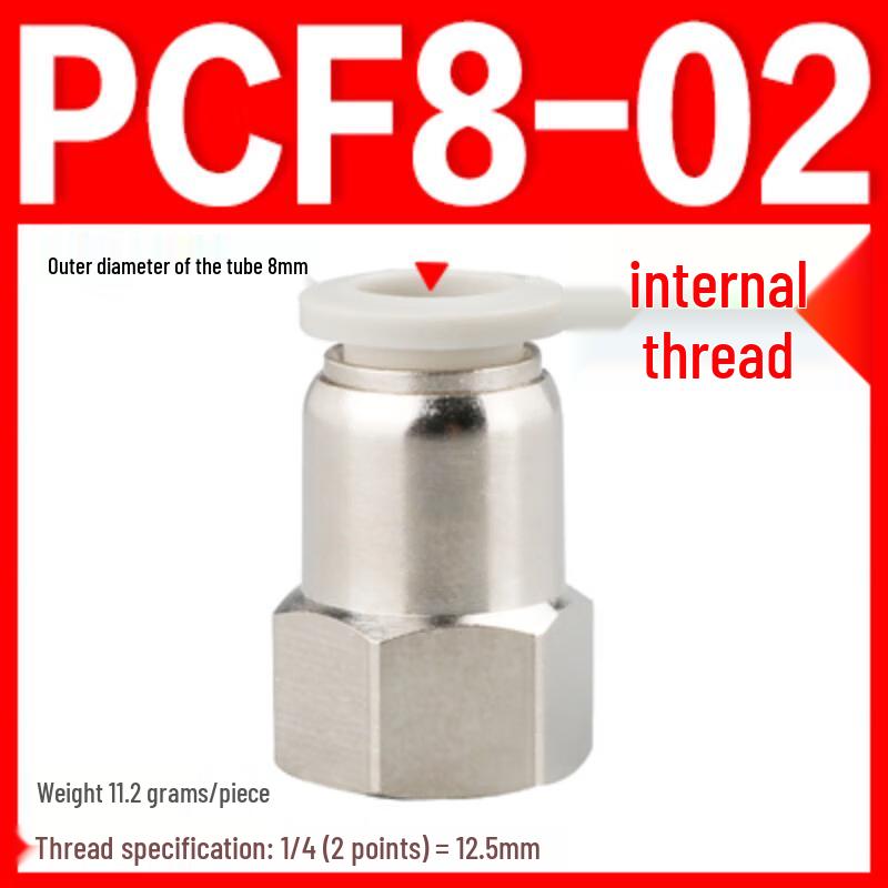 Jundingying PCF8-02 Pneumatik-Schnellkupplungen