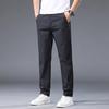 Pantaloni casual pentru bărbați de ultimă generație pentru primăvară și vară, pantaloni casual noi de afaceri pentru vară, pantaloni pentru bărbați cu picior drept, elasticitate ridicată, fără călcat