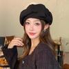 Korean Version of Autumn and Winter New Hat for Women with Bows and Niche Crowd Beret Temperament Showing Face Little Painter Newspaper Baby Hat Trend