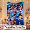 Custom Personalized Tapestry,Benson Boone Print Custom Name Text Wall Art Hanging for Bedroom