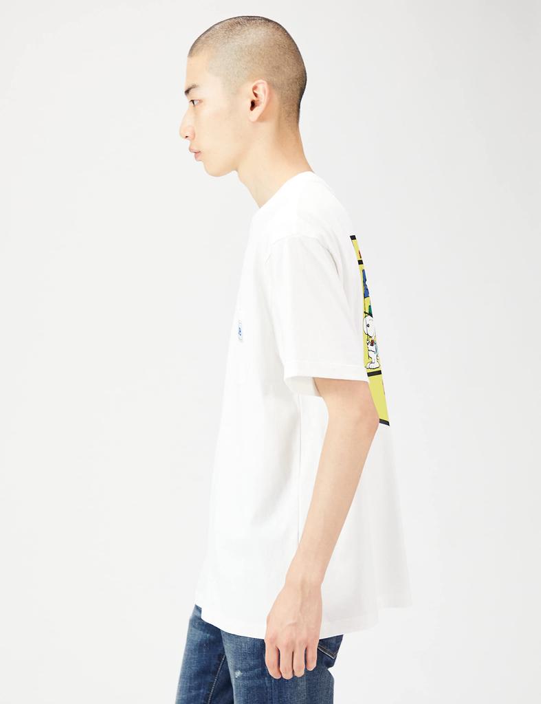 Lee Official Back Print Short Sleeve Medium T-Shirt, (BEAGLE SCOUT), Men's, LT3043-118, White,