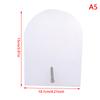 Irregular Acrylic Transparent Matte Manicure Tool False Nails Holder Showing Stand Color Card Nail Art Display Board