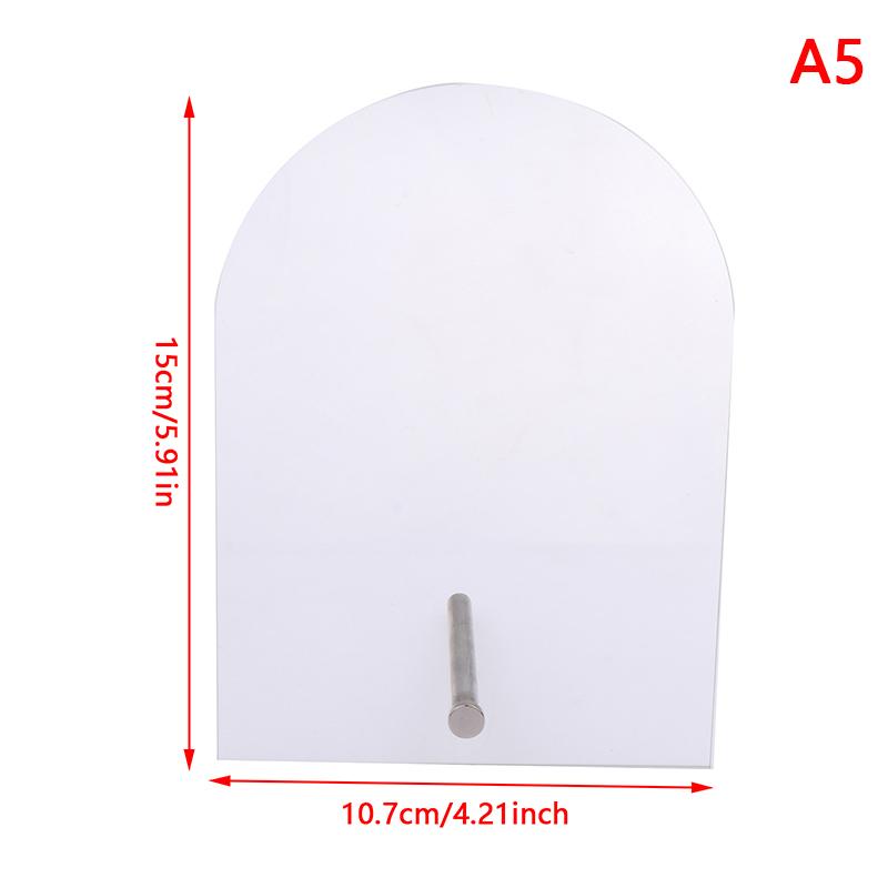 Irregular Acrylic Transparent Matte Manicure Tool False Nails Holder Showing Stand Color Card Nail Art Display Board