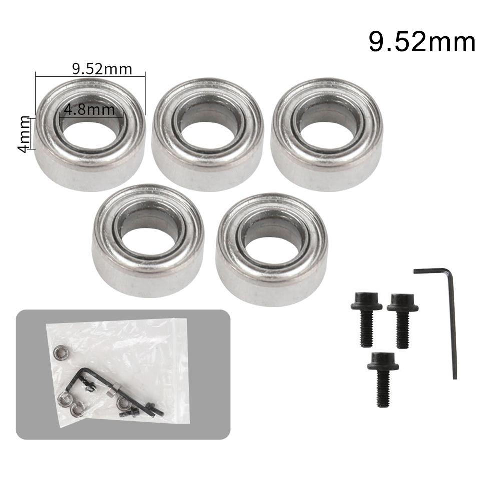 

Milling Cutter Bearings Router Bit Ball Bearings Set Woodworking Milling Cutter Replacement Part 6.35mm 7.98mm 9.52mm 12.7mm 9.52mm