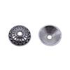 Textured Bead Cap Charms Dome Covers For Pearl And Gemscolor Jewelry Findings
