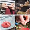 12-48PCS Side Hole Blind Sewing Needles Stainless Steel Self Threading Needle for Elderly Hand Sewing DIY Home Stitching Tool