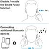 Sennheiser ACCENTUM Open Wireless Earbuds - Open-ear design, dynamic sound & Bluetooth 5.3, IPX4 water-resistant, 28-hour battery life, USB-C charging