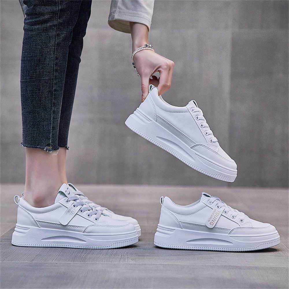 Fashion Lace-up Gray Laced Boots High Women Shoes Sliver Heels Sneakers Sports Special Offers Deporte Loafersy High End Resell