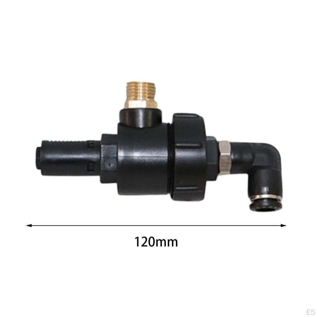 Schnellentlüftungsventil Schwarz Einfache Installation Pneumatische Luftstromregelung