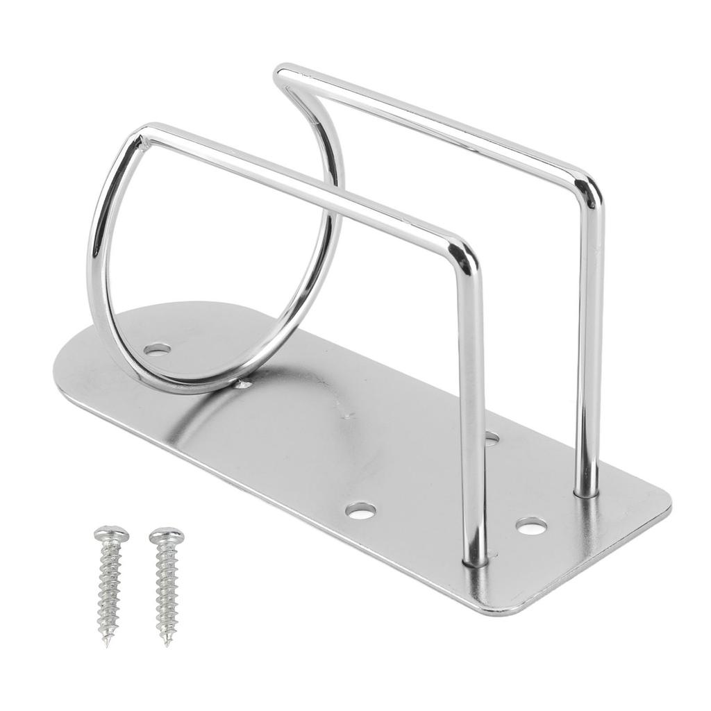 Electric Clippers Holder Stainless Steel Wall Mounted Hair Trimmer Storage Organize Rack Silver