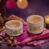Wood Candle Holder with Pentacle Pattern for Board Game Enthusiasts Wood Tarot Themed Candle Stand for Tarot Enthusiasts