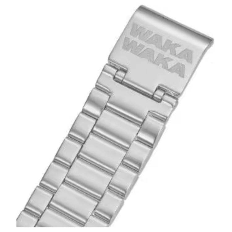 CASIO Quartz Movement Metal Strap Watch Unisex Gray Dial A168WEPC-7AJR
