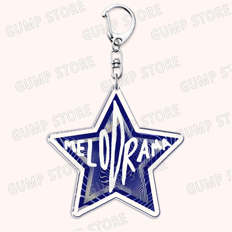 

Popular Singer Lorde Keychains for Accessories Bag Melodrama Pure Heroine Solar Power Key Chain Ring Fans Gifts Friends Keyrings