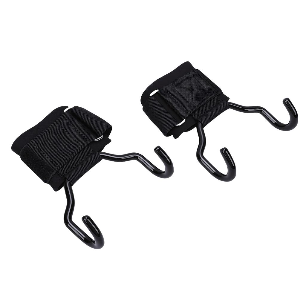 1 Pair Weight Lifting Hooks Adjustable Men Women Wrist Strap Multi Functional for Gym Pull Ups Deadlifts Strength