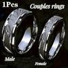 1 6/ 8MM Brushed Titanium Steel Couple's Ring Durable, Scratch-resistant, and Stylish Very Suitable for Engagement, Wedding, Proposal, Anniversary