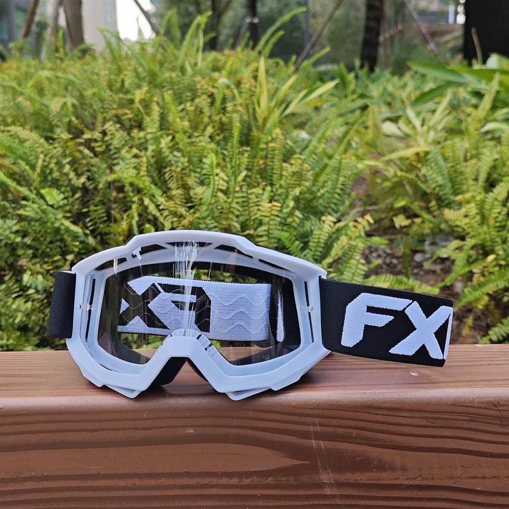 FXR Road Bike Goggles Windproof Dustproof Sandproof Lightweight Comfort Padding for Long Distance Touring and Racing Riding