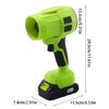 Powerful Cordless Blower 110V Speed Handheld Device For Quick Leaf Removal Lightweight Ergonomic Design With Included
