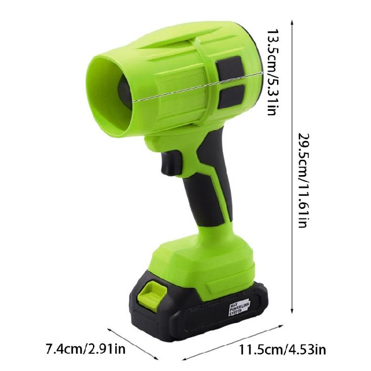 Powerful Cordless Blower 110V Speed Handheld Device For Quick Leaf Removal Lightweight Ergonomic Design With Included