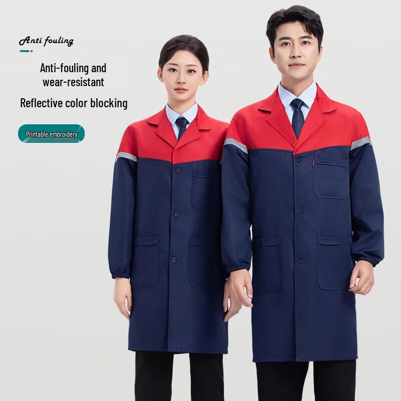 Unisex Long-Sleeve Work Coat XXL