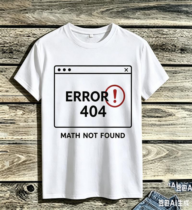 Funny Math Error 404 T Shirt Math Not Found Teacher Student Minimalist Warning Graphic Unisex Short Sleeve Casual Tee